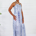 Lyndi Blues Patchwork Sun Dress THML