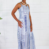Lyndi Blues Patchwork Sun Dress THML