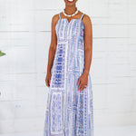 Lyndi Blues Patchwork Sun Dress THML