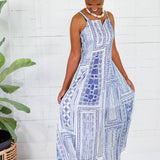 Lyndi Blues Patchwork Sun Dress THML