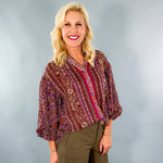 Lynne Chiffon Stained Glass Top Karlie