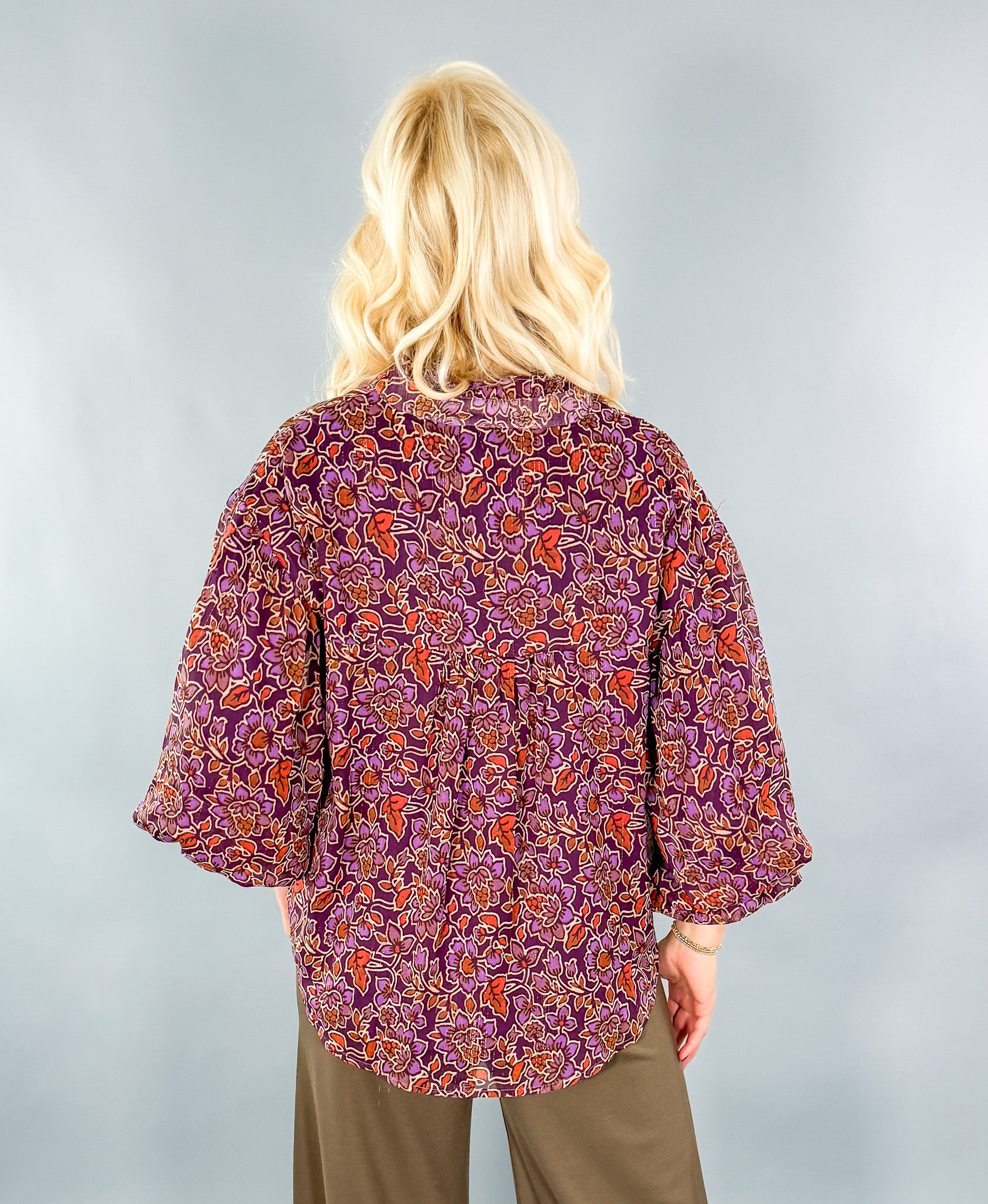 Lynne Chiffon Stained Glass Top Karlie