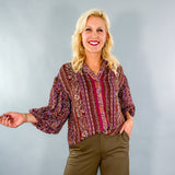 Lynne Chiffon Stained Glass Top Karlie