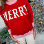 MERRY Red Sweater