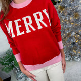 MERRY Red Sweater