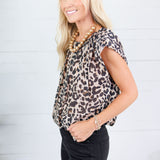 Maddox Leopard Bubble Top THML