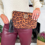 Madelyn Spotted Saddle Crossbody