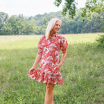 Maggie Oaks Addison Fall Fires Mini Dress