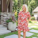Maggie Oaks Addison Fall Fires Mini Dress