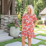 Maggie Oaks Addison Fall Fires Mini Dress