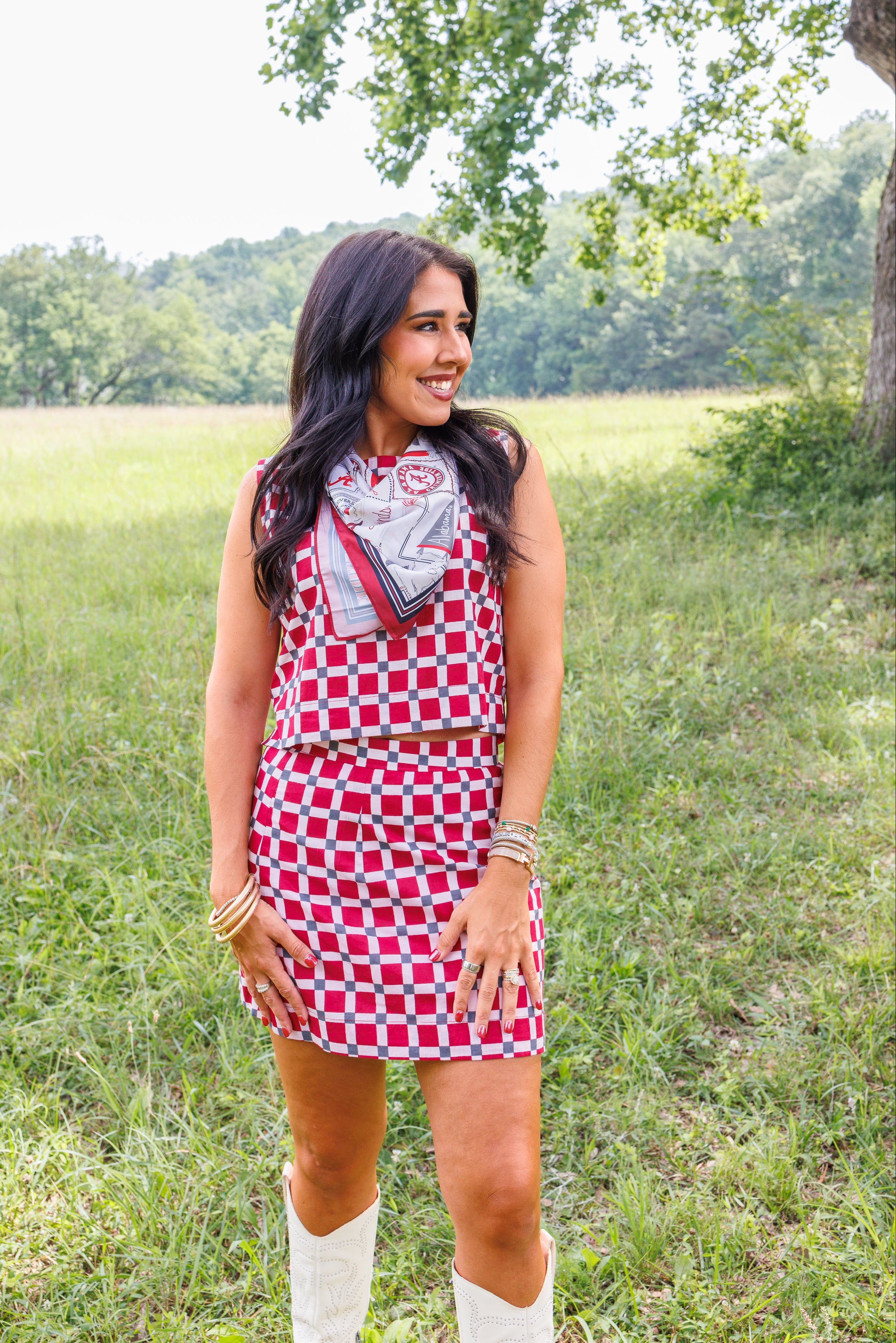 Maggie Oaks Allie Alabama Cropped Top
