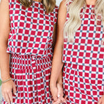 Maggie Oaks Aubrey Alabama Bubble Hem Top