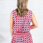 Maggie Oaks Aubrey Alabama Bubble Hem Top