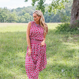 Maggie Oaks Aubrey Alabama Bubble Hem Top