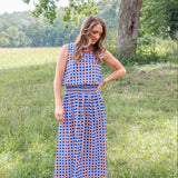Maggie Oaks Aubrey Auburn Bubble Hem Top
