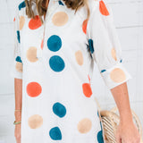 Maggie Oaks Bryson Dotty Mini Dress