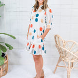 Maggie Oaks Bryson Dotty Mini Dress