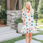 Maggie Oaks Bryson Dotty Mini Dress