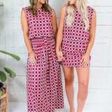 Maggie Oaks Ellie Alabama Smocked Waist Skirt