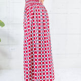 Maggie Oaks Ellie Alabama Smocked Waist Skirt