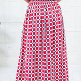 Maggie Oaks Ellie Alabama Smocked Waist Skirt