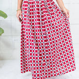 Maggie Oaks Ellie Alabama Smocked Waist Skirt