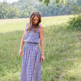 Maggie Oaks Ellie Auburn Smocked Waist Skirt