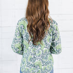 Maggie Oaks Melanie Green Vine Top