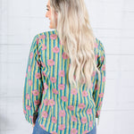 Maggie Oaks Mia Stripes + Floral Top