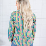 Maggie Oaks Mia Stripes + Floral Top