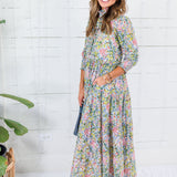 Maggie Oaks Shannon Abstract Maxi Dress