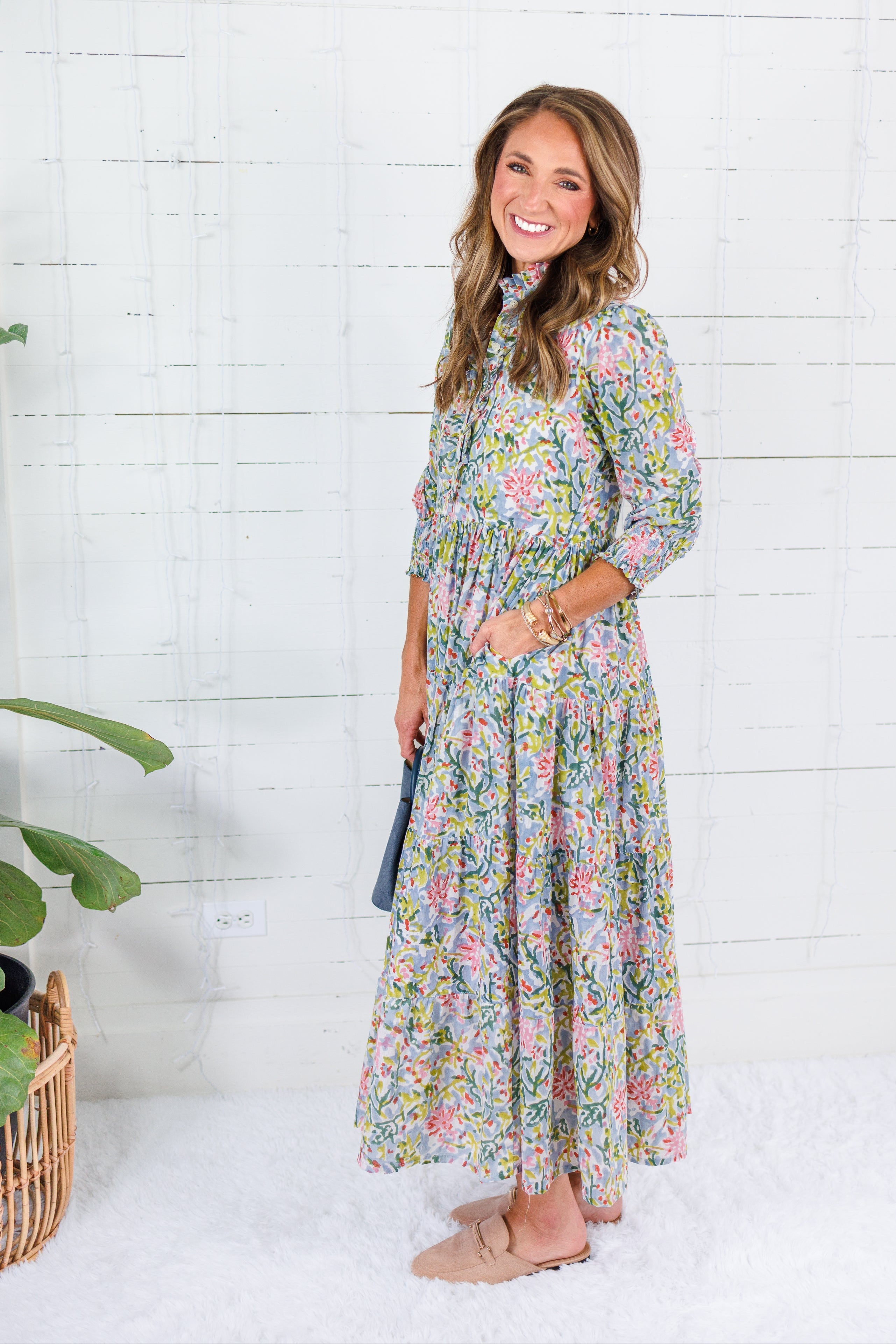 Maggie Oaks Shannon Abstract Maxi Dress