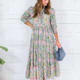 Maggie Oaks Shannon Abstract Maxi Dress