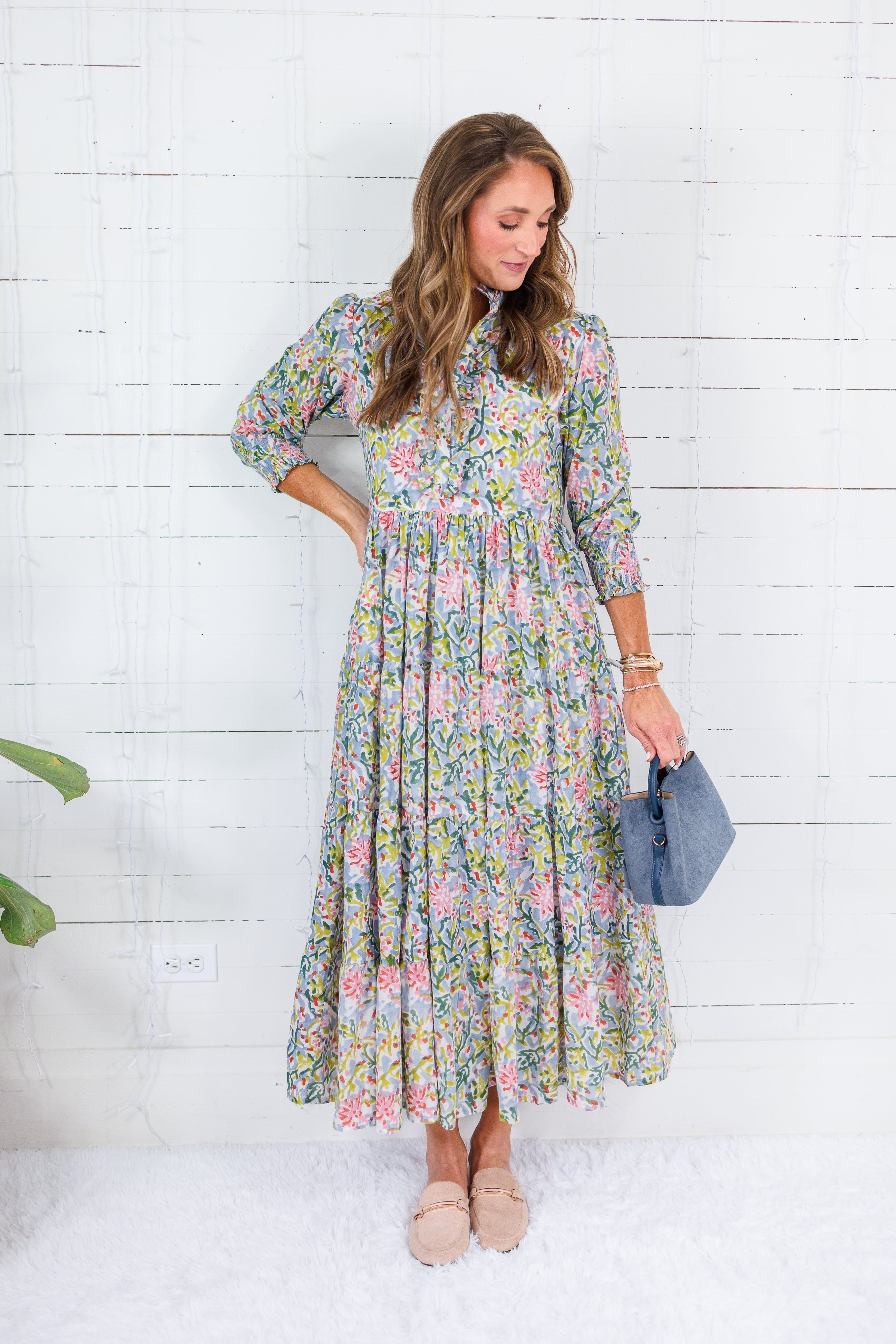 Maggie Oaks Shannon Abstract Maxi Dress