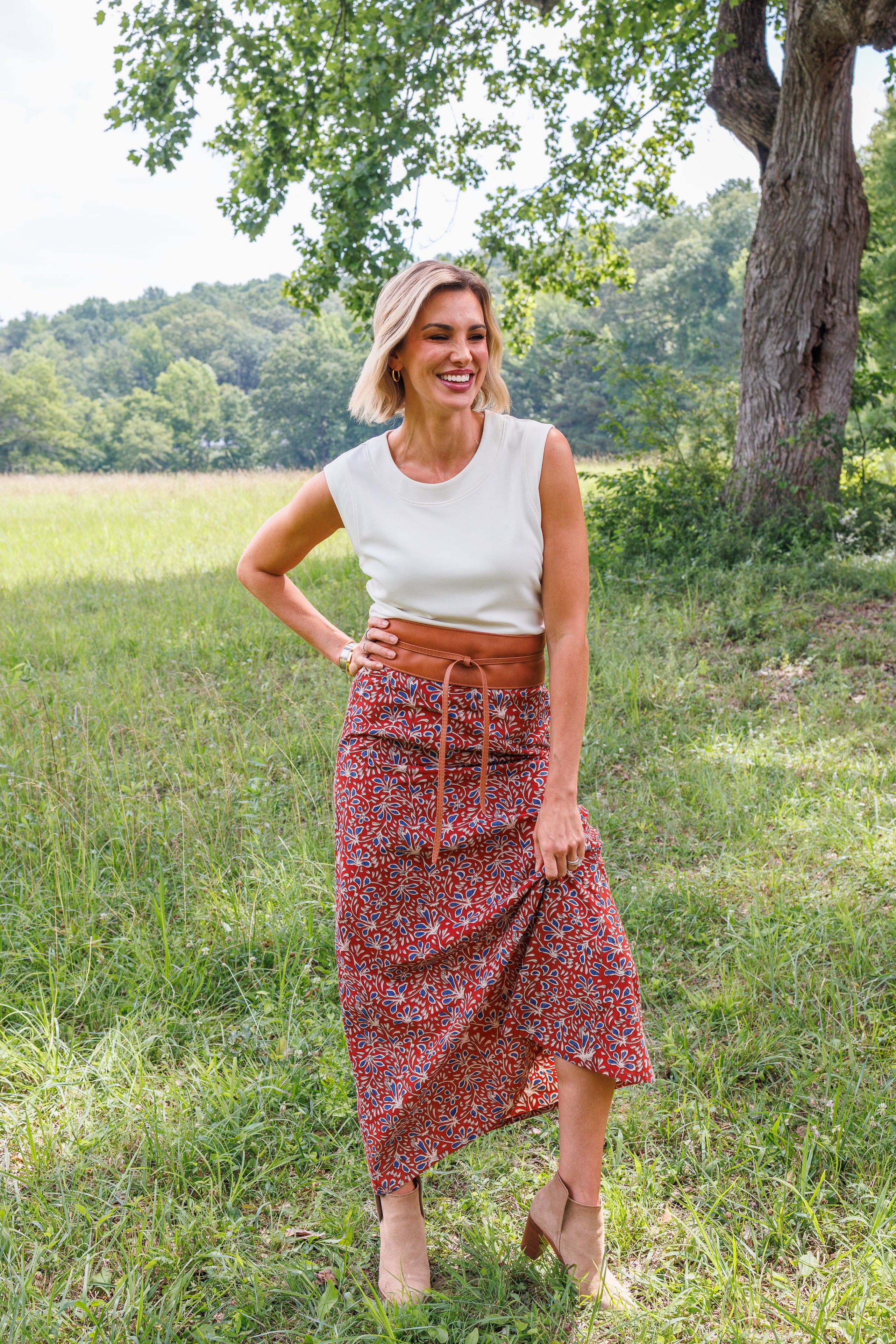 Maggie Oaks Susan Fall Feels Maxi Skirt