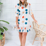 Maggie Oaks Bryson Dotty Mini Dress