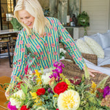 Maggie Oaks Mia Stripes + Floral Top