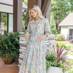 Maggie Oaks Shannon Abstract Maxi Dress