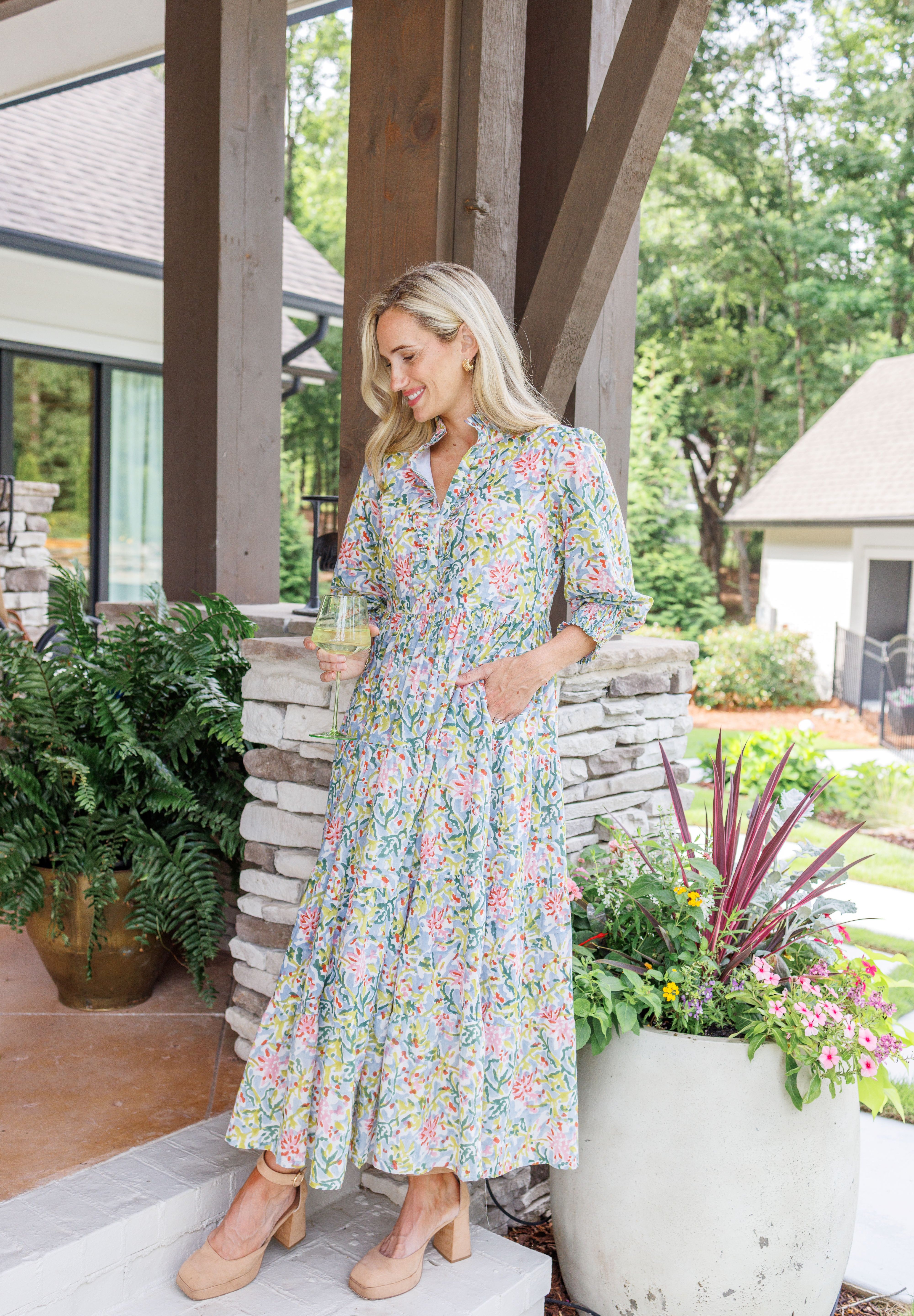 Maggie Oaks Shannon Abstract Maxi Dress