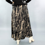 Magic Black + Tan Maxi Skirt