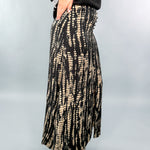 Magic Black + Tan Maxi Skirt