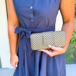 Malia Midnight Blue Button Front Maxi Dress Pinch