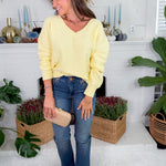 Mara Buttery Yellow Sweater Lucy Paris