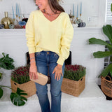 Mara Buttery Yellow Sweater Lucy Paris