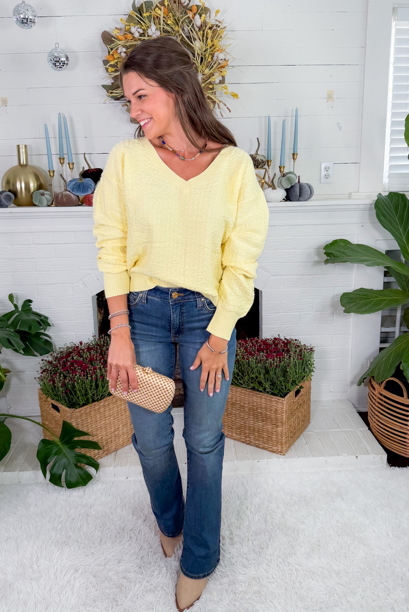 Mara Buttery Yellow Sweater Lucy Paris