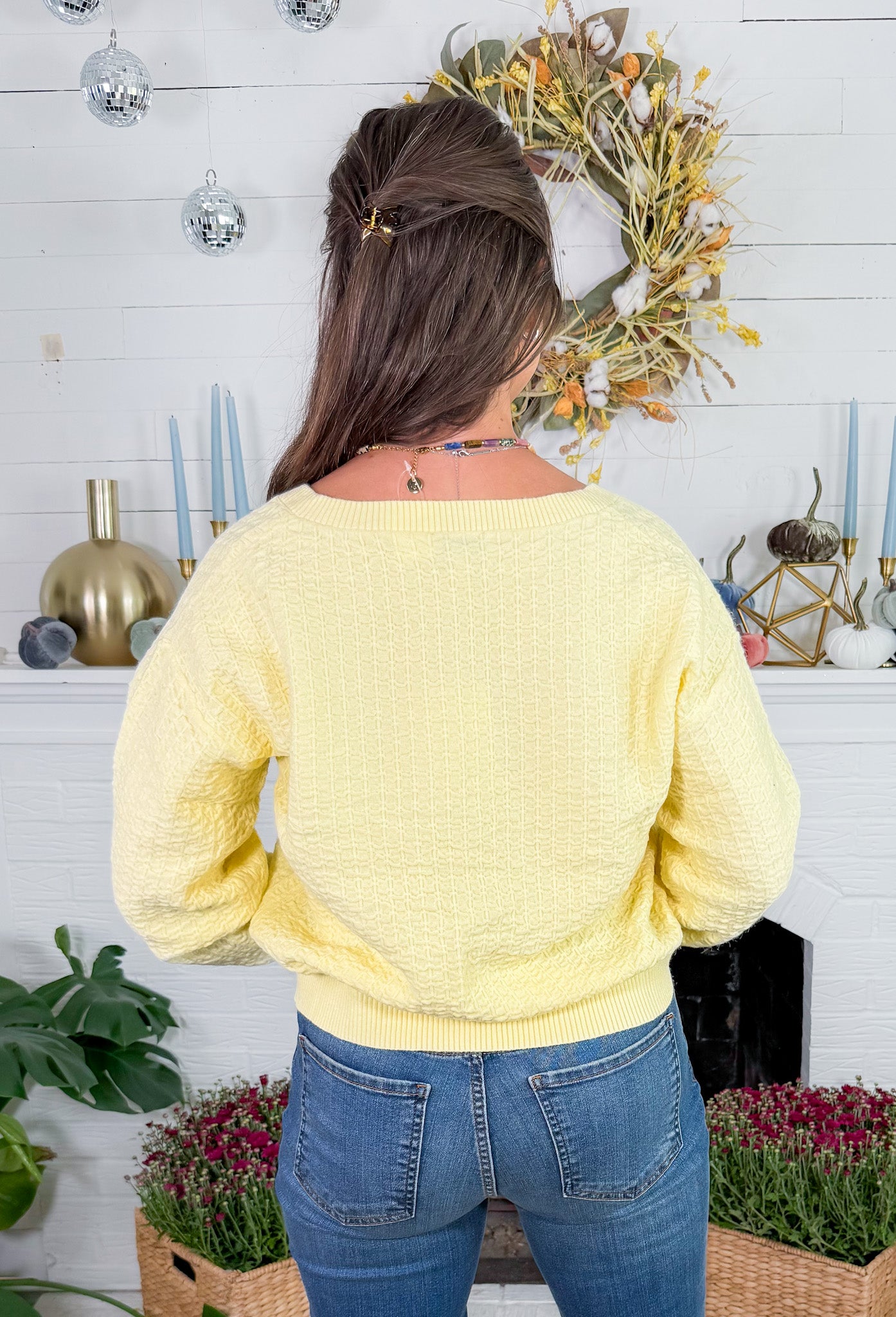 Mara Buttery Yellow Sweater Lucy Paris