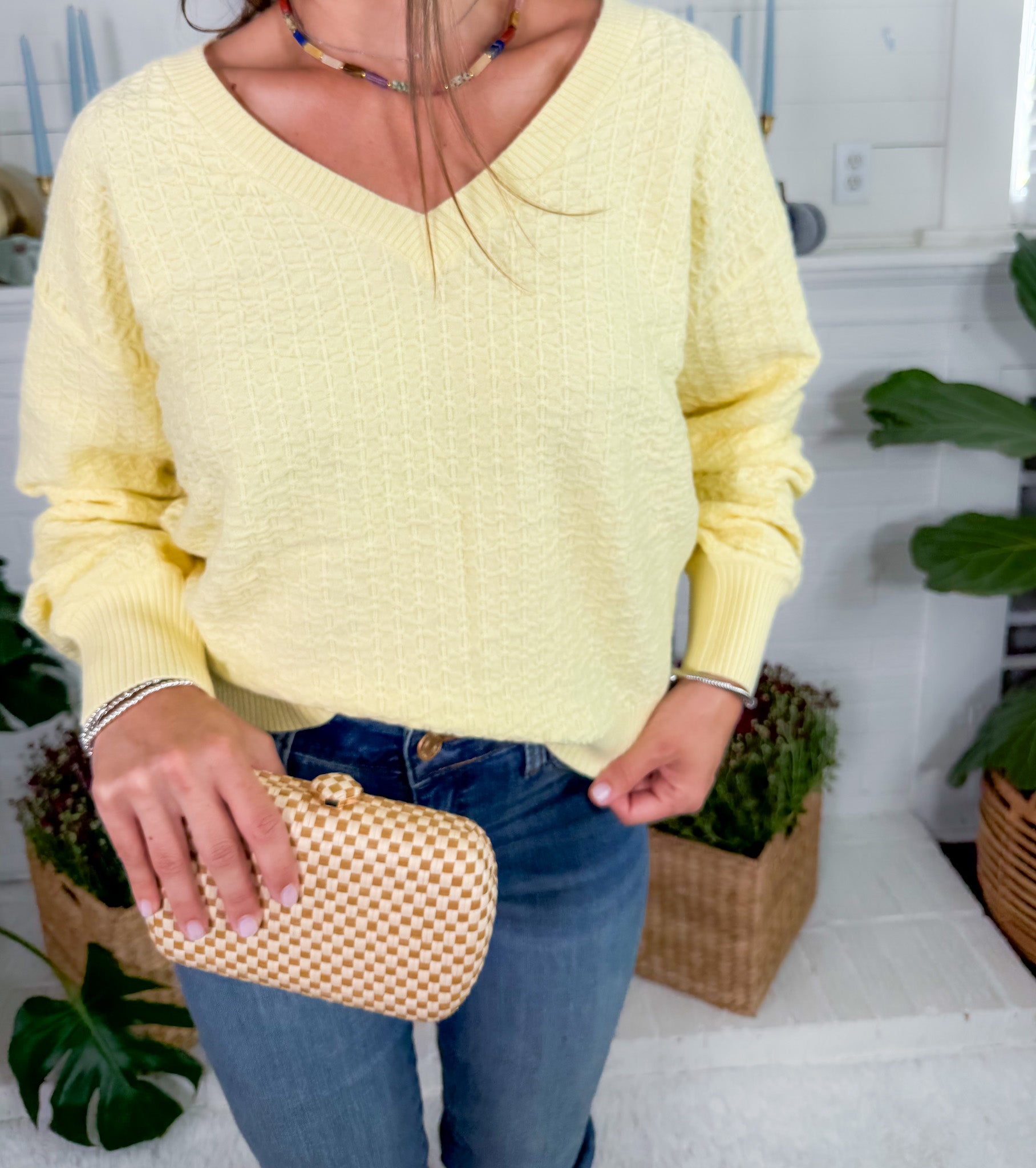 Mara Buttery Yellow Sweater Lucy Paris