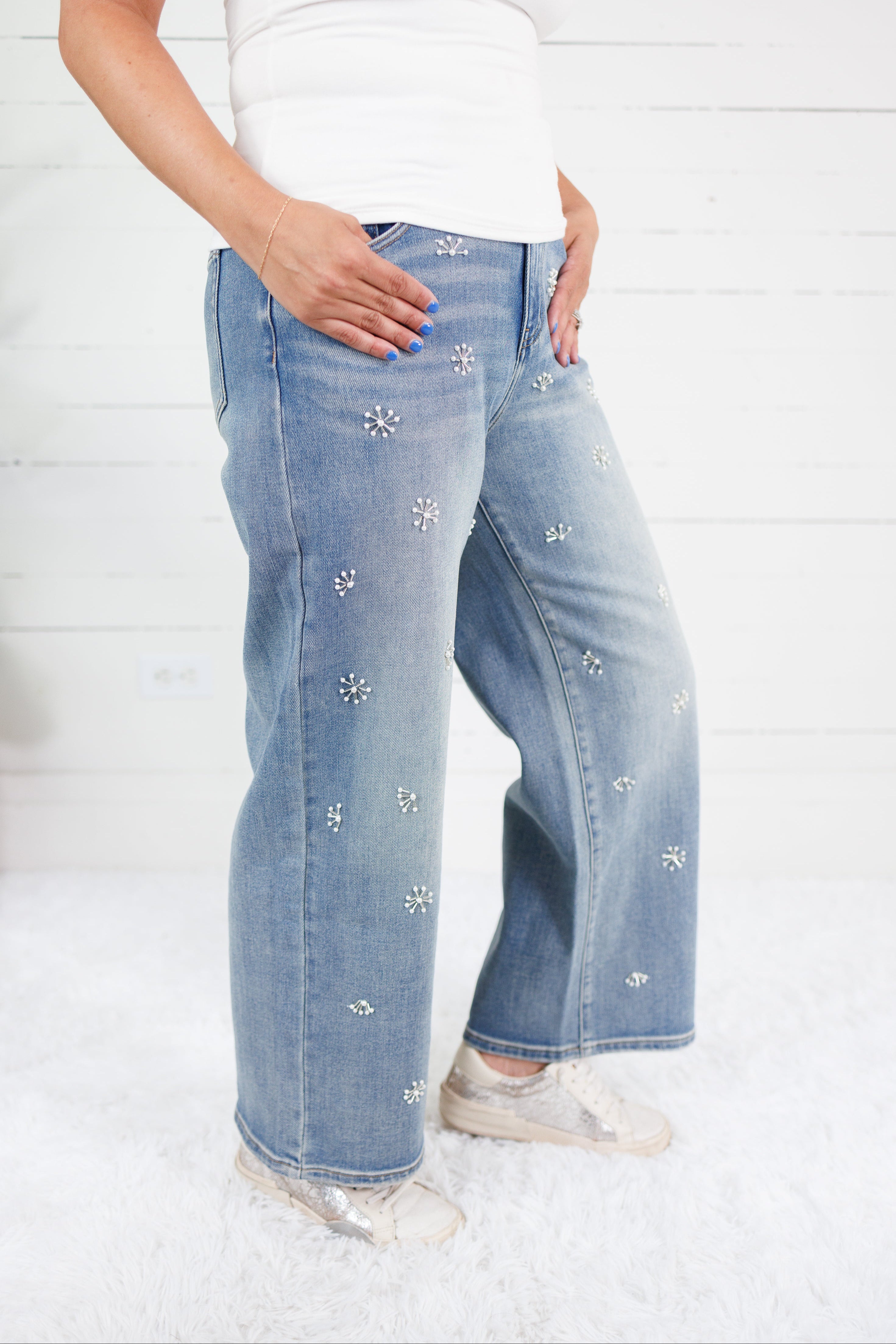 Margaret Pearl Novelty Jean Karlie