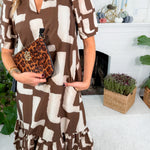 Marx Elle Brown Maxi Dress Entro
