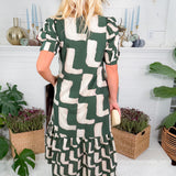Marx Elle Hunter Green Maxi Dress Entro